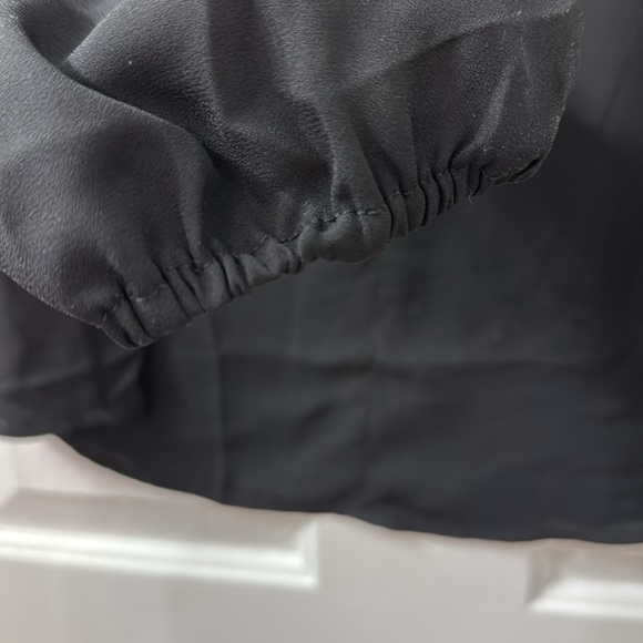 Nanette Lepore mandarin collar blouse long sleeve - Picture 3 of 5